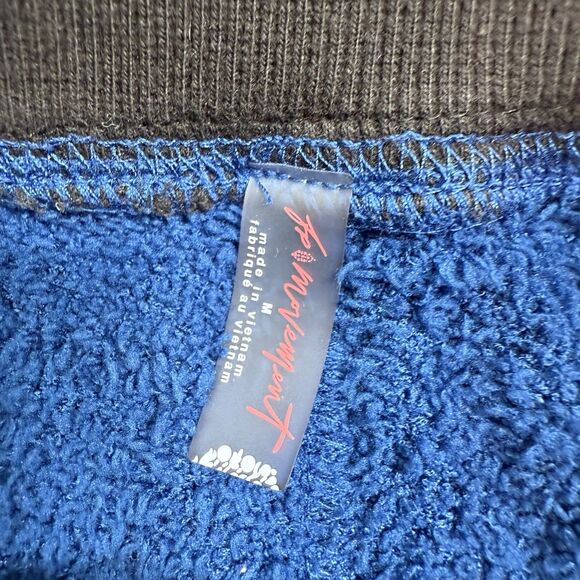 Free People Movement Pants Women's Medium Blue Cuddle Up Prep School Blue Active - Picture 5 of 12